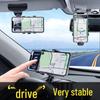 Universal Car Phone Holder with Suction Cup and Air Vent Mount for Dashboard Navigation