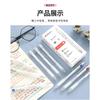 Japanese Minimalist Style Transparent Barrel 0 5mm Retractable Quick Dry St Tip Neutral Gel Pen