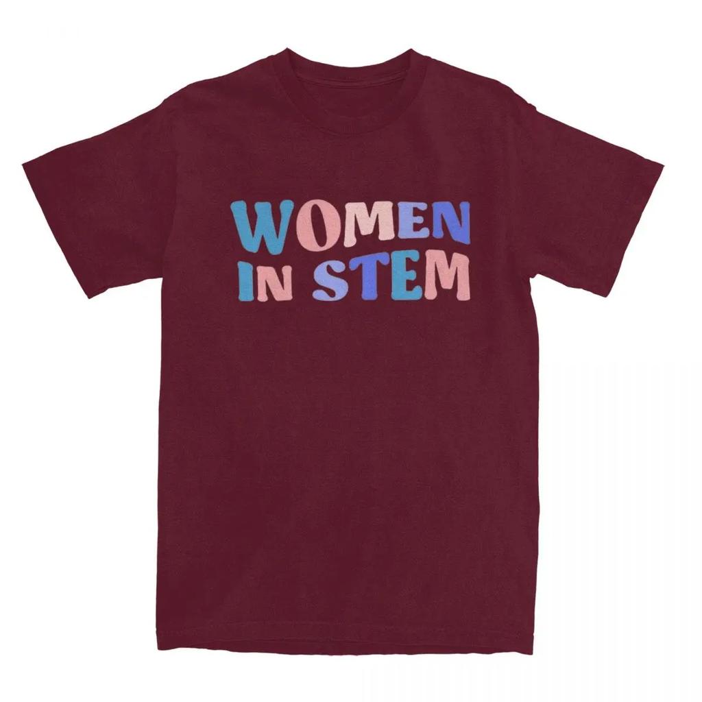 Women In STEM Science T Shirt Merch for Men Women  Funny Female Scientist Tees Short Sleeve Clothes Gift Idea