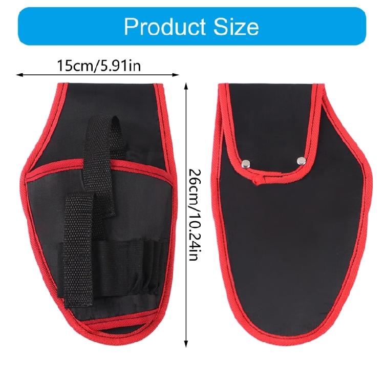 Efficient Storage Pouch for 12V Drills Holsters Multiple Pockets Durability Waterproof Polyester Tool Bag Waist Pack