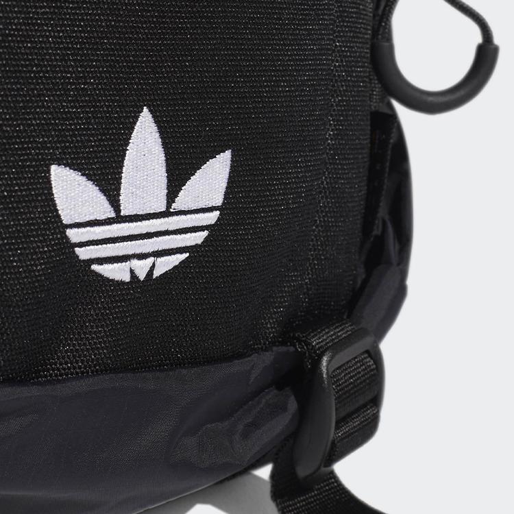 New Adidas Originals Nylon Sling Bag, Fanny Pack Regular Unisex Black GN2187