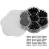 612Pcs Plastic Doll Eyes All Black Hand Made Materials Safety DIY Craft Supplies Educational Toy Parts
