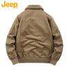 JEEP Men's Retro Washed Fleece Lined Winter Workwear Jacket