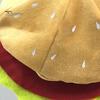Women Hamburger Hat Adults Cute Funny Realistic Cozy Stretchy Costume Accessories Soft Men Fast Food Cap for Gift Male