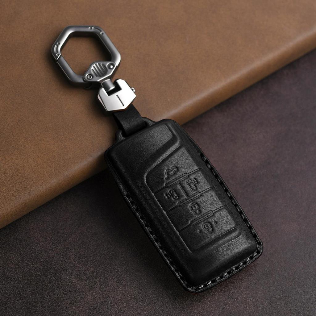 Genuine Leather Key Cover for GAC Trumpchi GS4/GS8/GS5/M6/GS7/M8 Models.