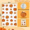 1PCS Thanksgiving Pumpkin Decor Hand Towels for Gifts Women,Farmhouse Watercolors Pumpkin Fall Kitchen Tea Towels and Dishcloths,Anthropology Autumn