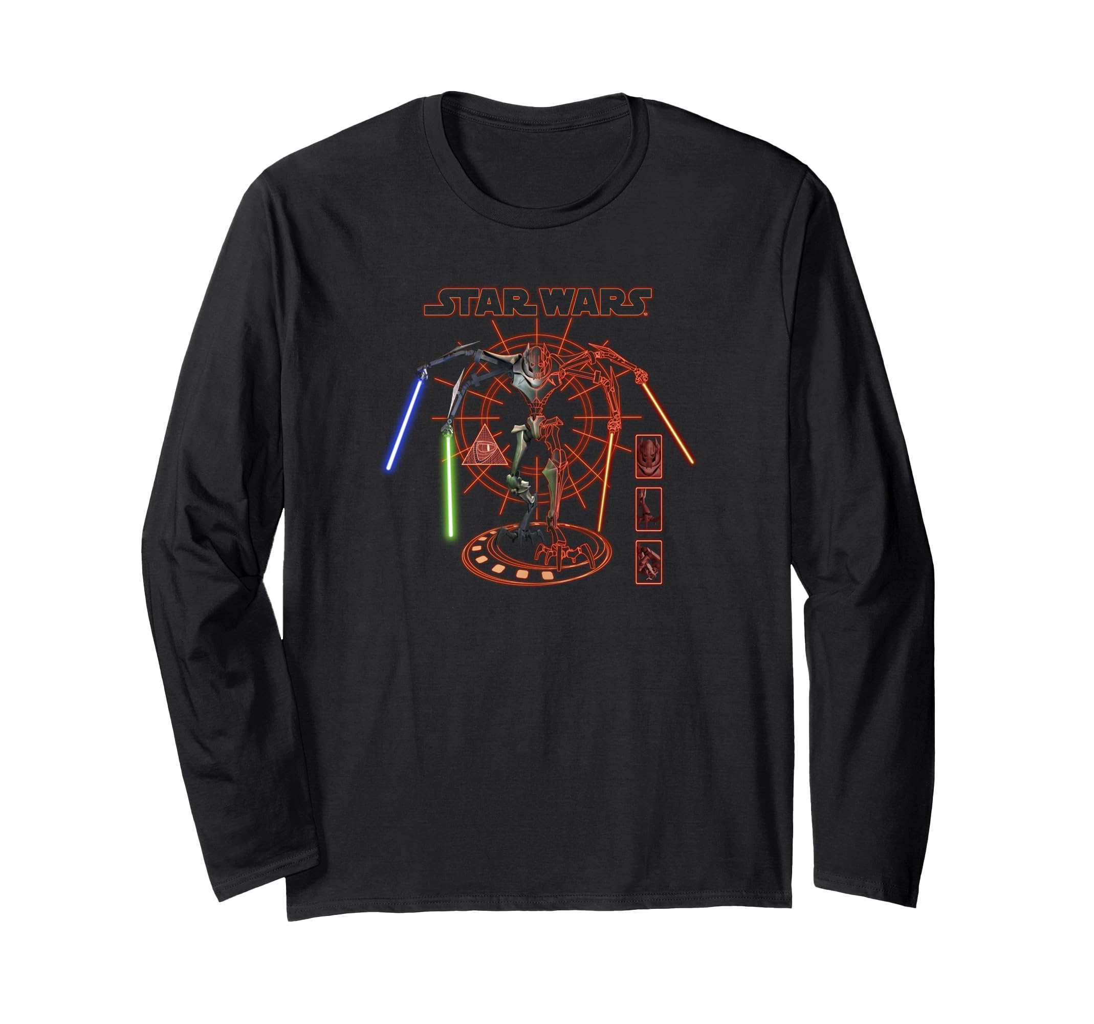 Star Wars General Grievous Showcase Portrait Long-Sleeve T-Shirt
