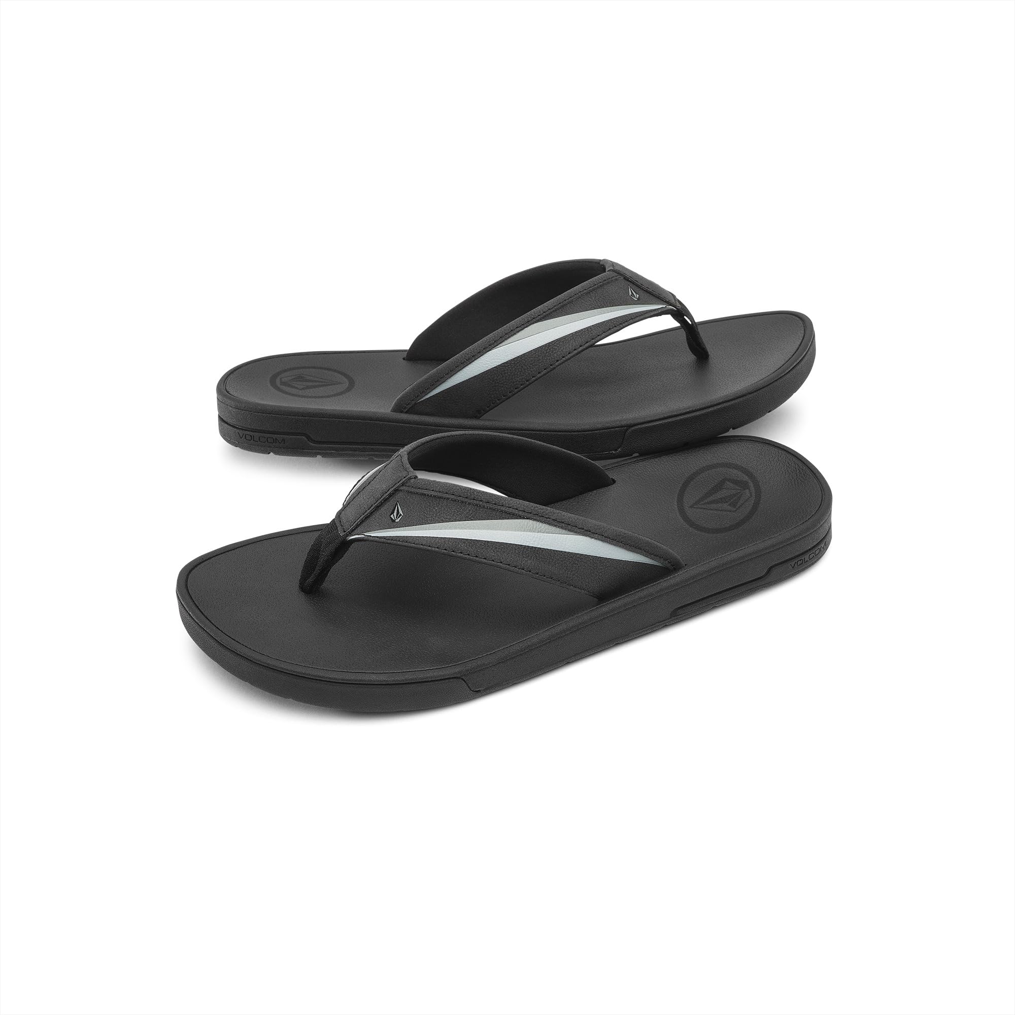 

Volcom Men s Jack Robinson Thong Sandals (V0812402) Comfortable Black, Size 27.0 cm