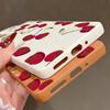Luxus Kirschblüten-Print TPU Mattleder-Textur Schlanke Hülle Für Xiaomi 13T Pro Poco X6 Redmi Note 14 13 12 Pro 11 Weiche Stoßfeste Schutzhülle