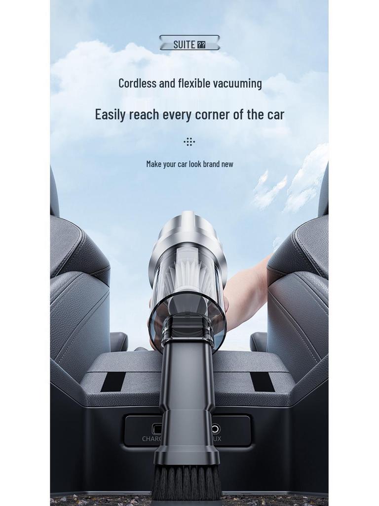 Sui Tu 4-in-1 Car Vacuum: Multifunctional Blow, Suck, Pump, and Portable Dust Blower