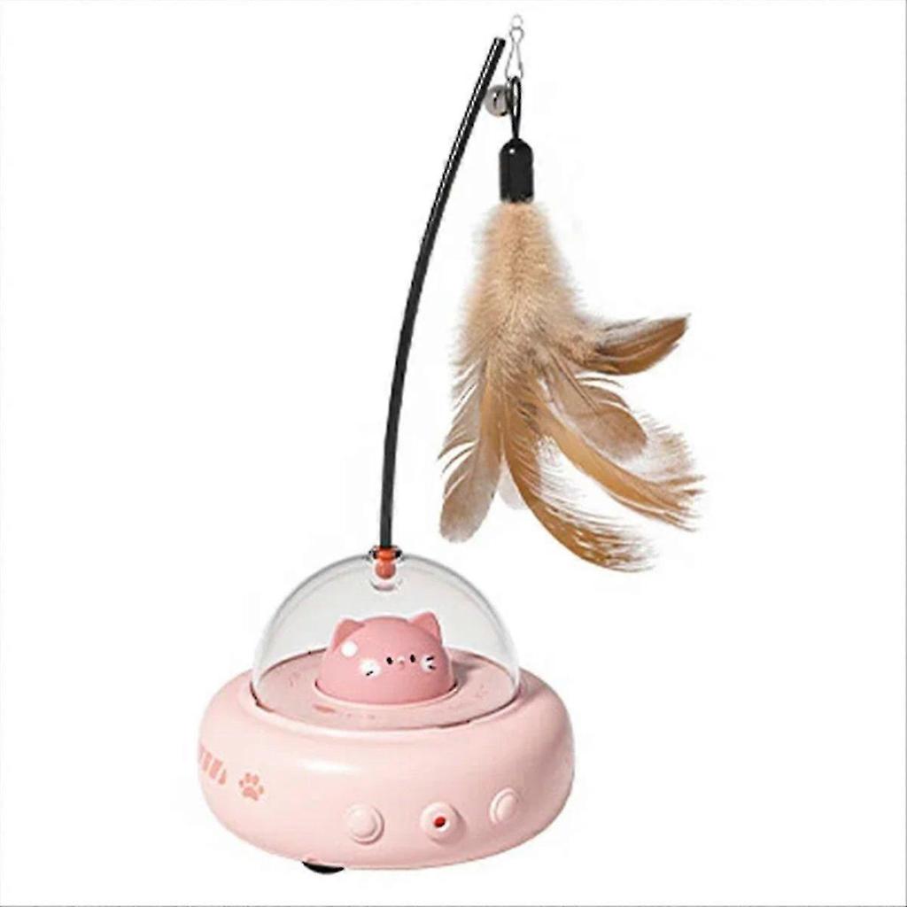 Electric Cat Interactive Toy Pet Toys with Cat Teaser Wand
