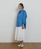 DEPOUND Soft Cotton Oversized Shirt [Blue]