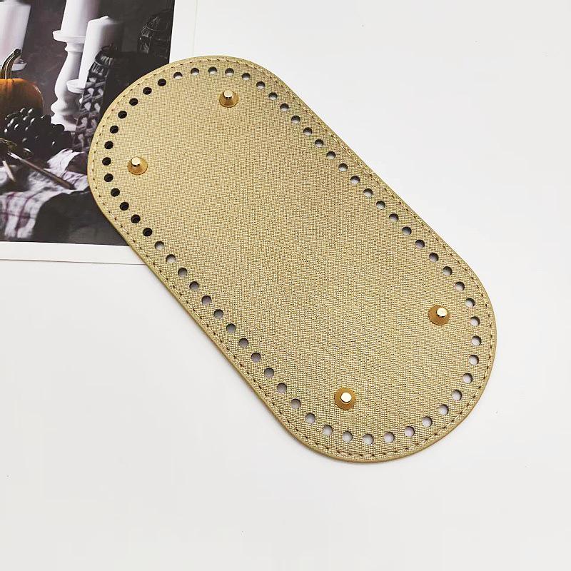 Ovaler Boden für DIY Häkel- und Strick-Bucket-Bag - Handgefertigtes Webzubehör