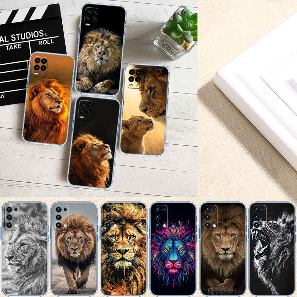 CJ6 Animal lion Transparent Phone Case for LG K22 K30 K40 K40S K41 K42 K50 K50S K51 K51S K52 K61 K62 K71 K92 Q60 Q61 V40 V50 V60