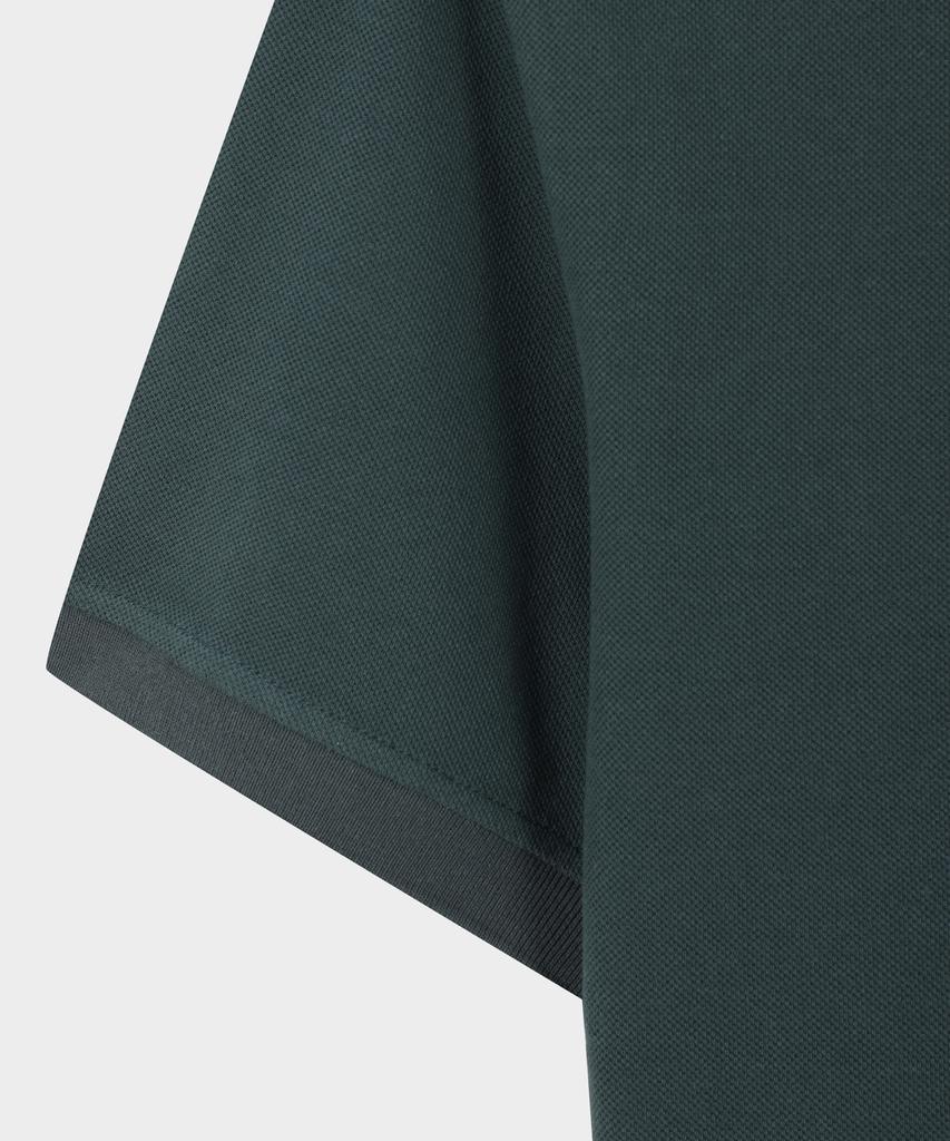 BROOKS BROTHERS Logo Cotton Pique Polo Shirt (Dark Green) (Bbntmo201Ajfm)