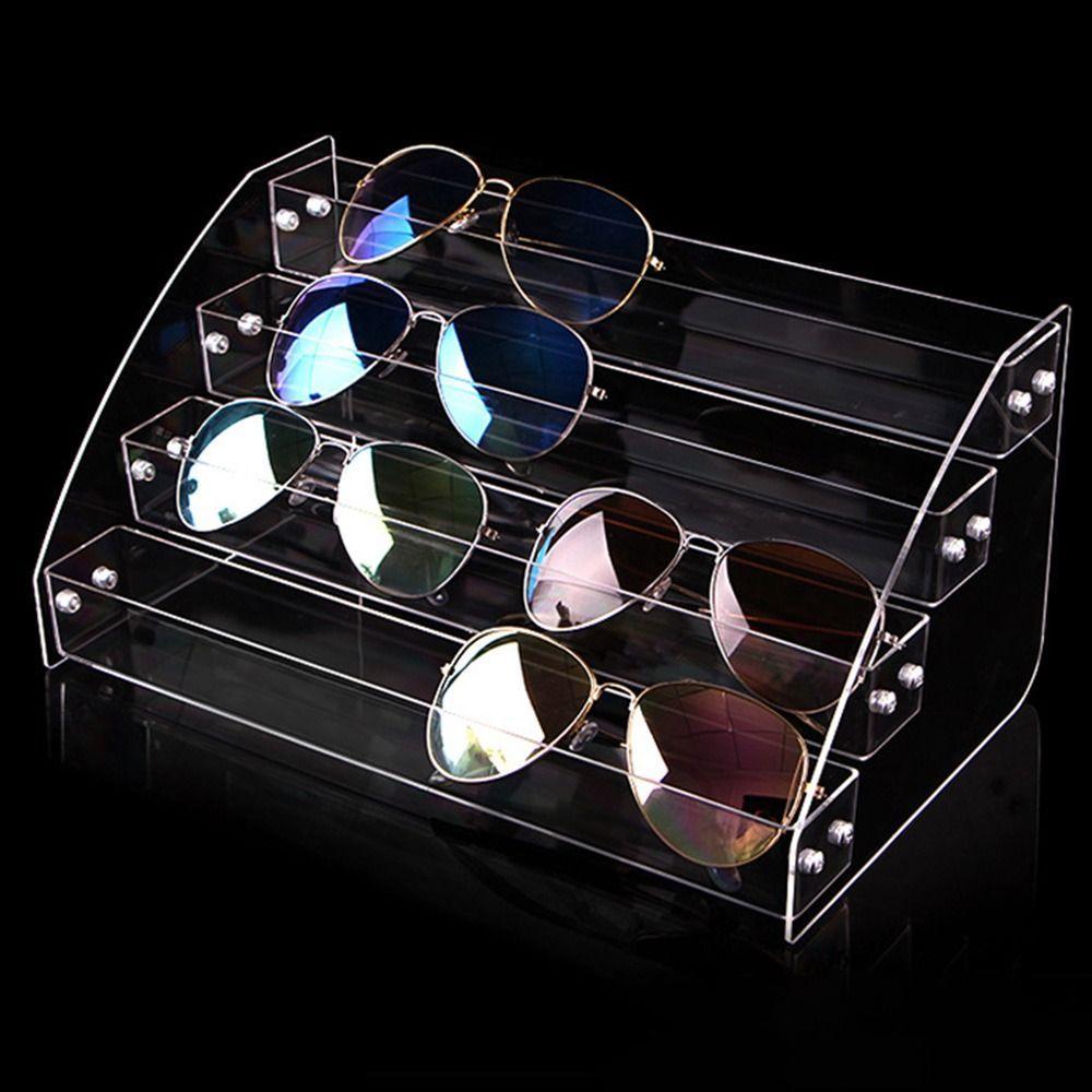 Mehrschichtiger Schmuckorganisator Acrylständer Nagellackregal Brillenrahmenständer Display Sonnenbrille Damen Aufbewahrungsbox