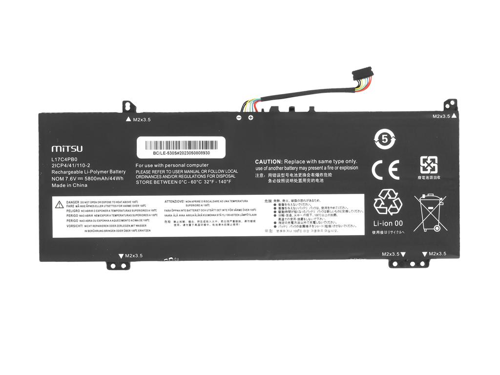 Batteria L17C4PB0 L17M4PB0 per Lenovo Yoga 530-14IKB