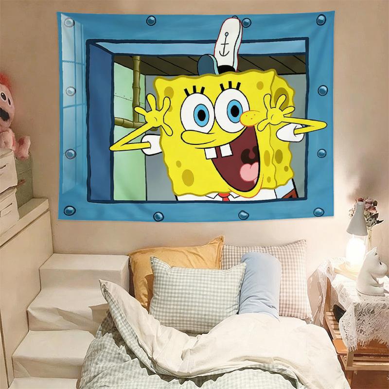 Patrick Star SpongeBob Wall Tapestry - Birthday, Bedroom, Dorm Decor