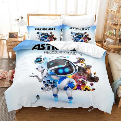 ASTRO BOT Σετ Κλινοσκεπασμάτων Μονό Δίδυμο Πλήρες Βασίλισσα Υπέρδιπλο Σετ Κρεβατιού Υπνοδωματίου Ενηλίκων Παιδιών Σετ Πάπλωμα Καλύμματος Πάπλωμα 3D Εκτύπωση Άνιμε Σεντόνι S