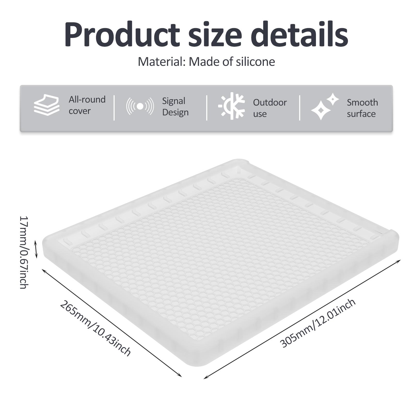 Silicone Protective Cover Case for Starlink Mini Weatherproof Dustproof Protective Case Starlink Mini Accessories for Outdoor