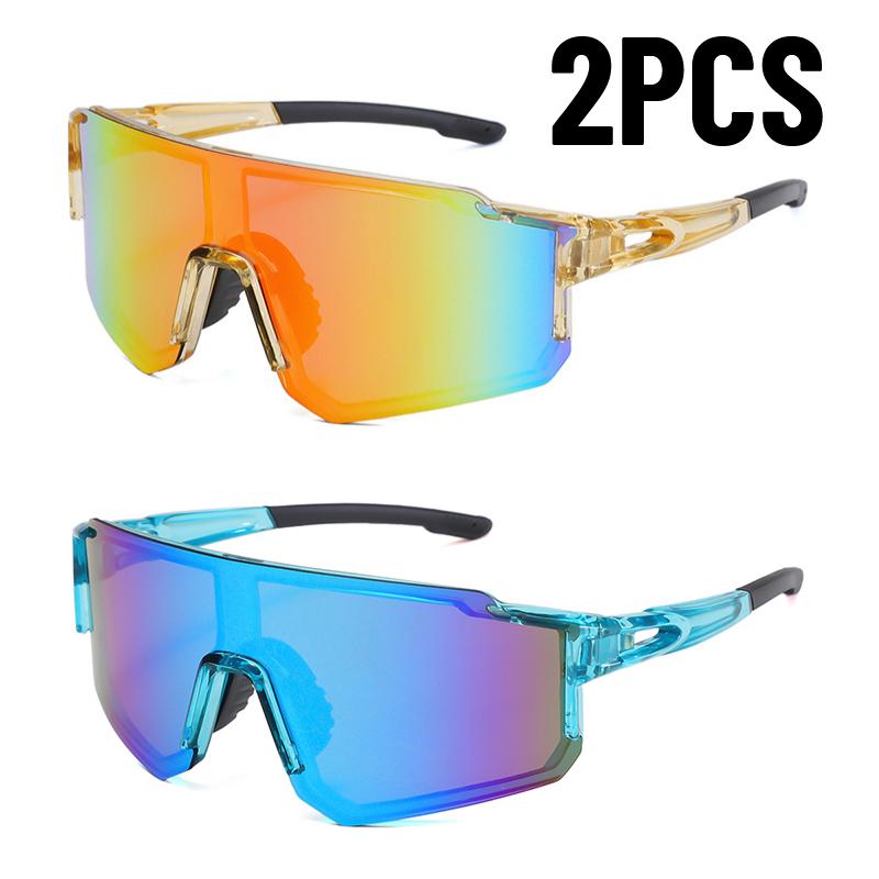 1/2PCS Outdoor MTB Driving Glasses Cycling Sunglasses UV400 Women Sports Running Eyewear Men Road Bicycle Glasses Bike Goggles