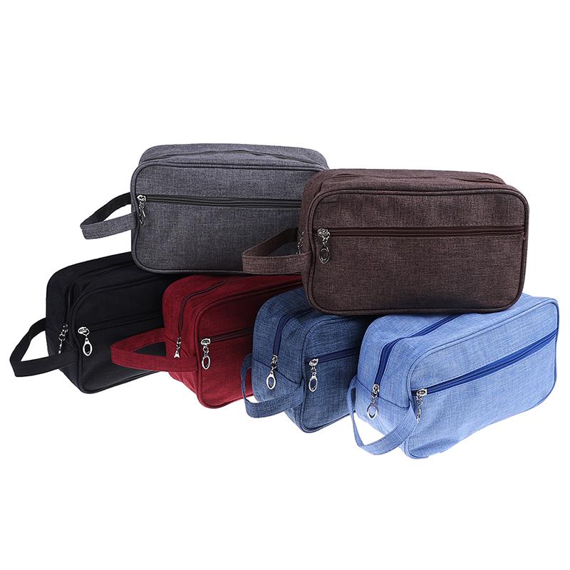 Women Men Cosmetic Canvas Case Makeup Bag Women Travel Waterproof Toilet Bags