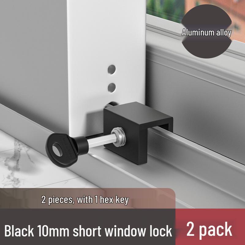 Sliding Window & Door Safety Lock, Limit Latch for Glass & Sliding Windows