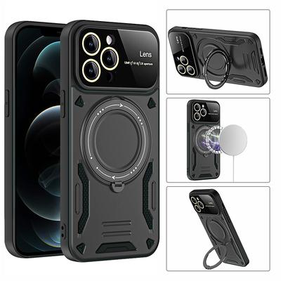 Pro iphone 13 Nárazuvzdorné Pancéřové Tvrdé PC Pouzdro na Telefon Pro iphone 13 Pro Max Magnetický Stojánek Držák Kryt Fundas Pro Iphone 13 Pro