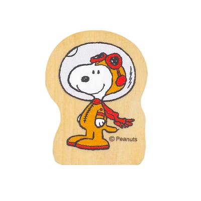Kodomonokao Kindergesichtsstempel Snoopy Holzstück Astro-Anzug 2283-007