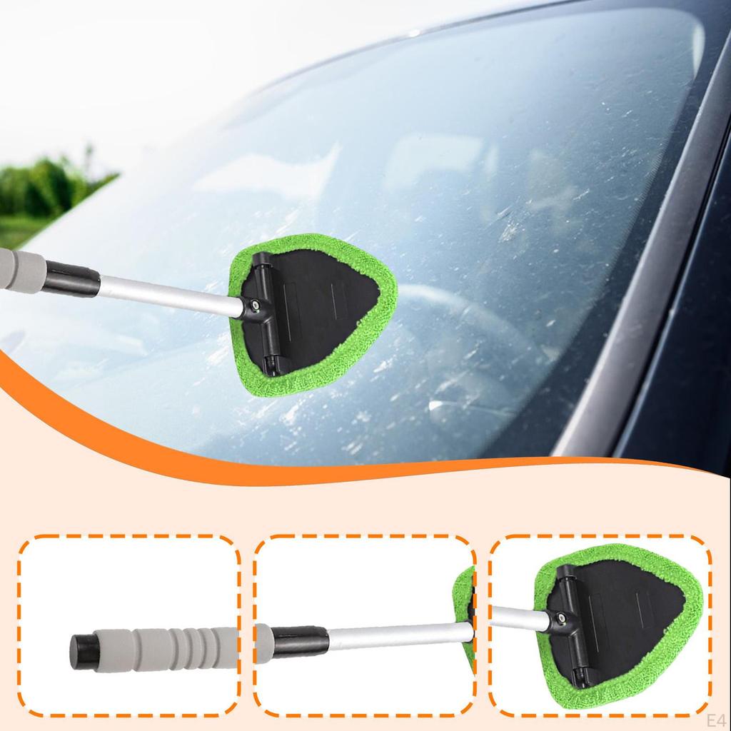 Auto Windshield Cleaning Tool Interior Glass Kit Portable Lightweight Car Window