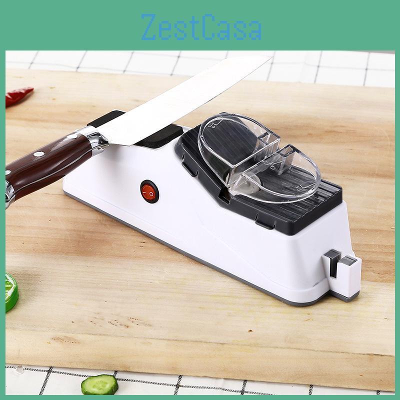 New Electric Knife Sharpener Household Portable Quick Sharpening Machine Multifunctional Automatic Scissors Knives Kitchen Tool