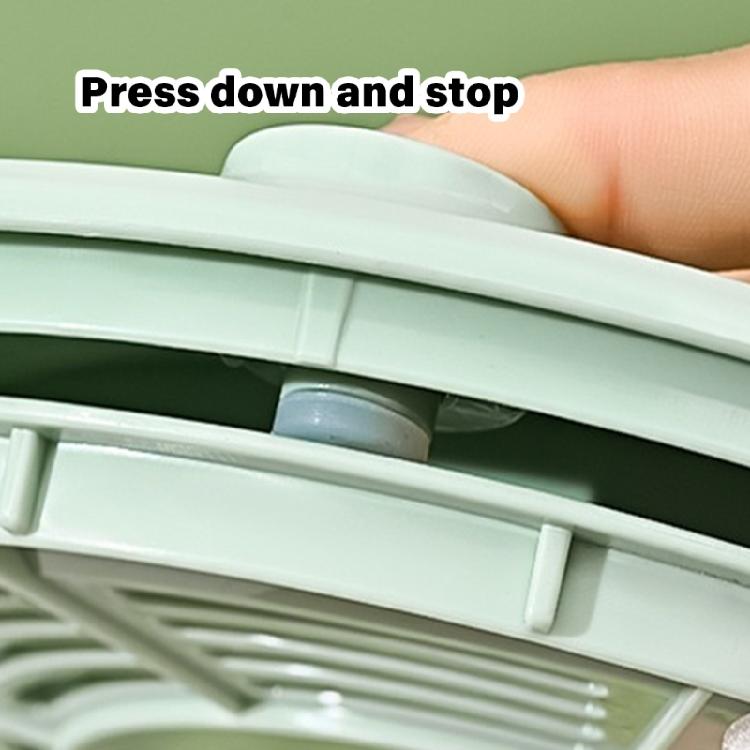 Space Saving High Capacity Double Basket Salad Spinner Food Safe Stainless Steels Hand Operated Dryer