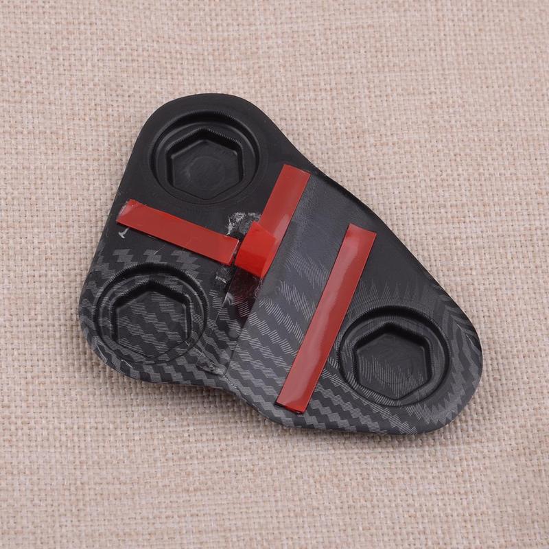 

2Pcs Car Door Screw Protector Cover Trim Cap Fit for Jeep Wrangler JL JLU JT 2018 Carbon Fiber Texture Black ABS