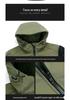 Men's Outdoor Breathable Cycling Windbreaker Sharkskin Three-in-One Suit