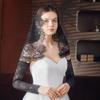88×58cm Hijab Lace Veil Short Lace Headwrap Bridal Veils  Wedding Bridal Headpiece Accessories
