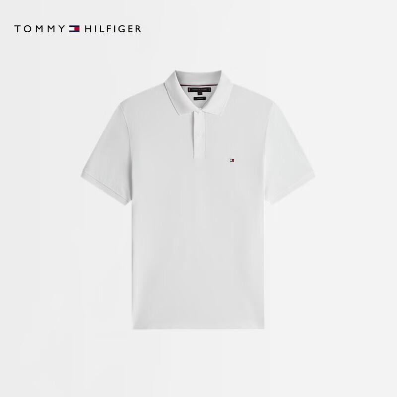 Tommy Hilfiger Men s Pique Polo Shirt with Embroidered Logo L