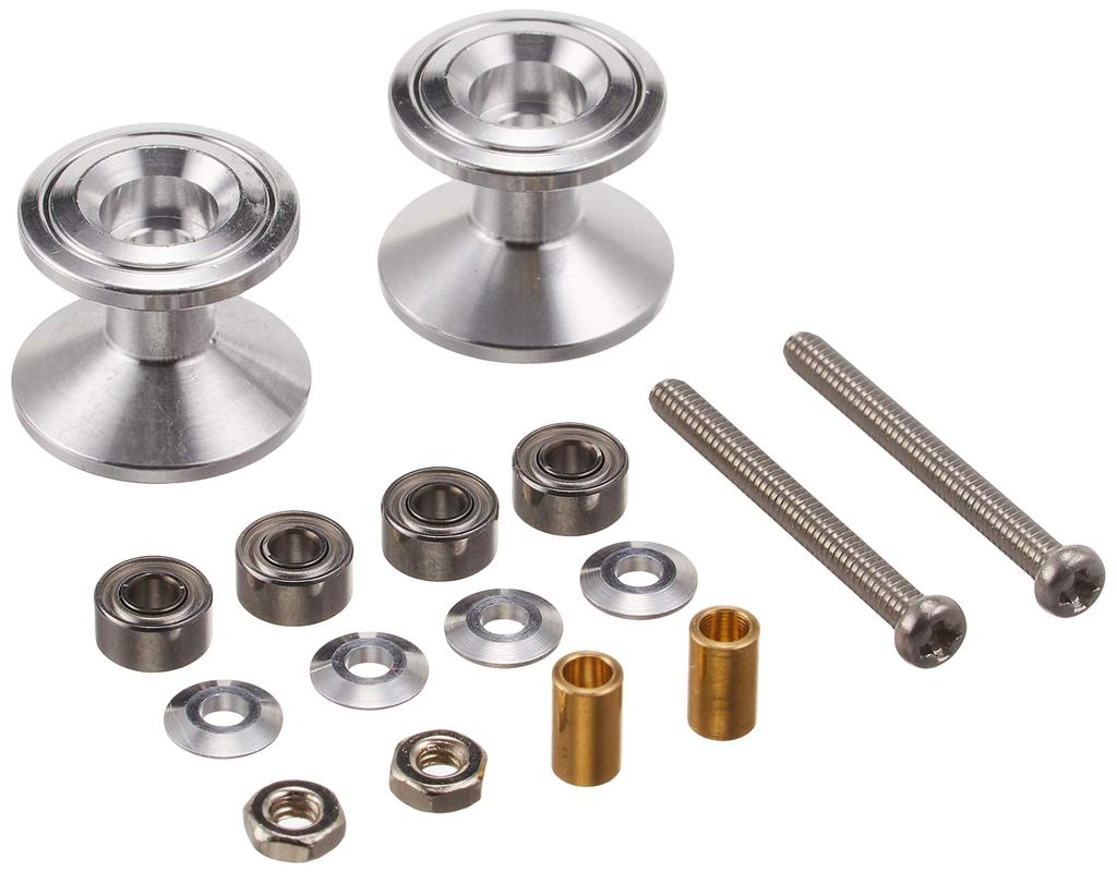 Tamiya Mini 4WD Upgrade Parts Series 398 Aluminum Roller No. GP.398 Two-Stage Set, 13-12mm (Product Code 15398)