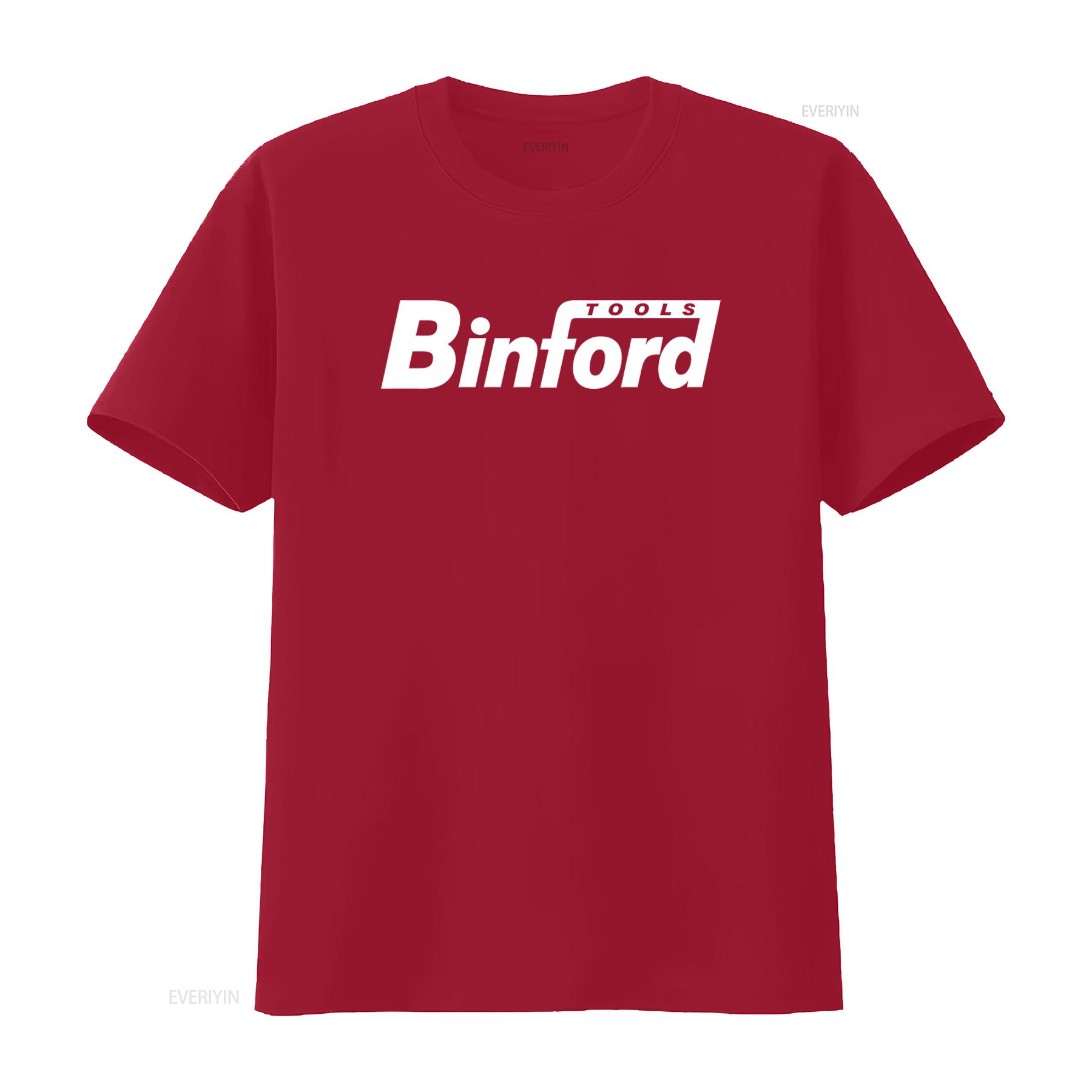 

Binford Tools Home Improvement T Shirt for Men and Women vintage Washed graphic homme fashion Top For Everyday Wear Versatile S