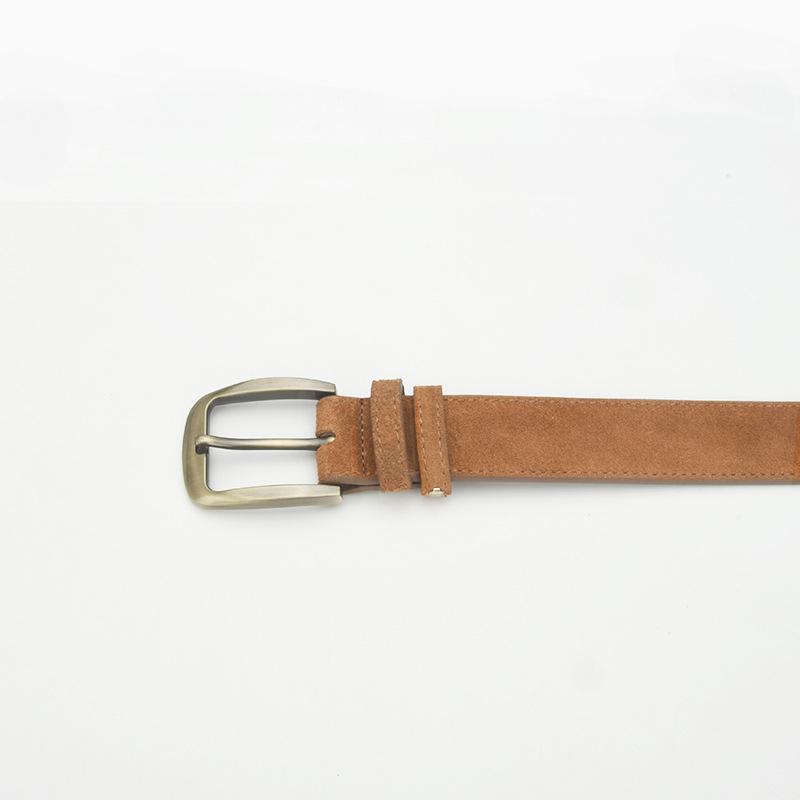 Frosted Belt Women'S Casual Simple Pin Buckle Belt Jeans Decorative Belt Women