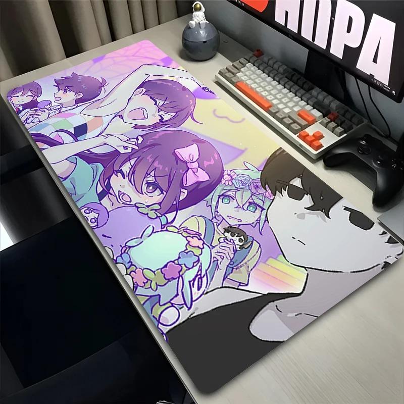 Deskmat Mouse Pad x XXL Mousepad Laptop Rubber Desk Decor Extended Mouse Pad Pc Keyboard Mat Omori Sunny Oversize Desk