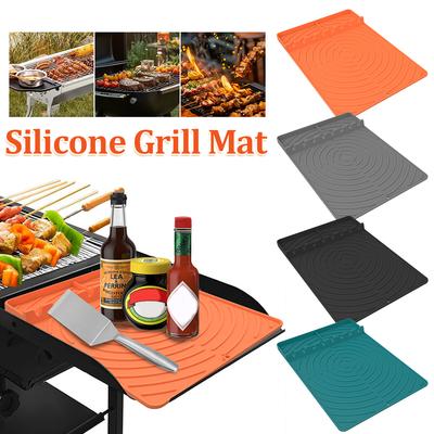 Silicone Griddle Tools Mat for FlexFlame Grill Pad BBQ Accessories for Outdoor Grill Kitchen Counter