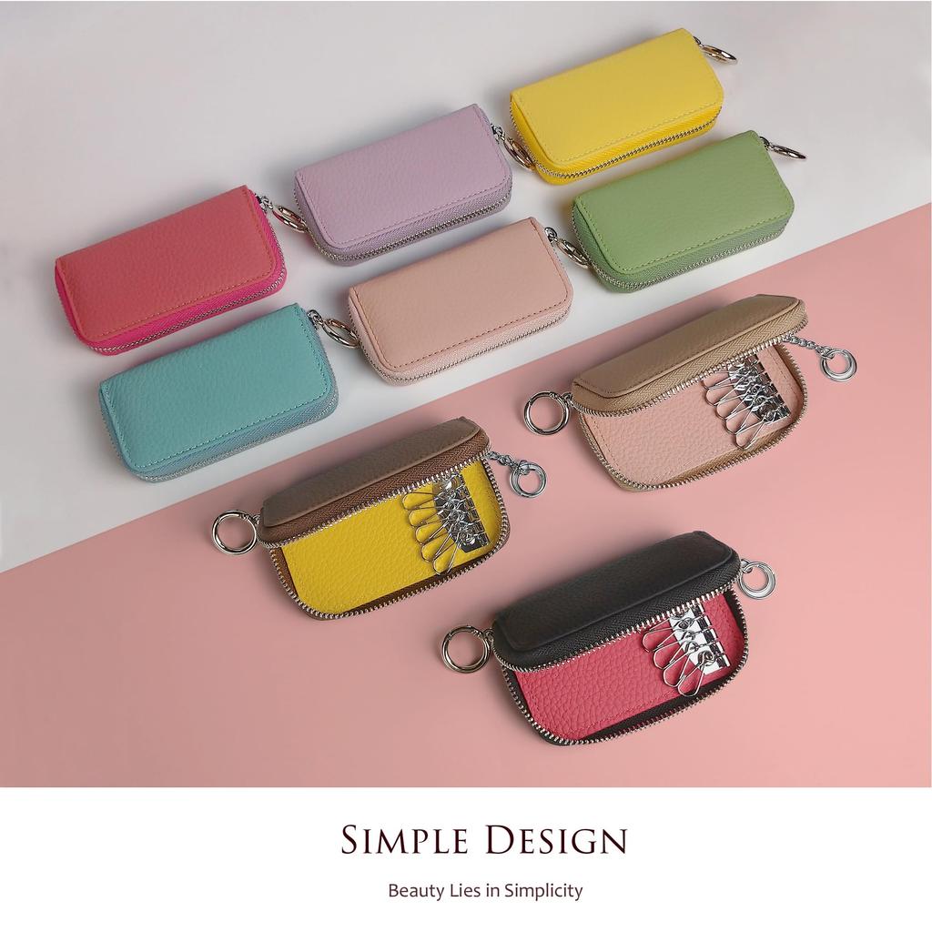 Smart Key Smart Key Genuine for Men and ELEGANCE-e Case, Compatible, Leather, Compact, Women, "Iris"