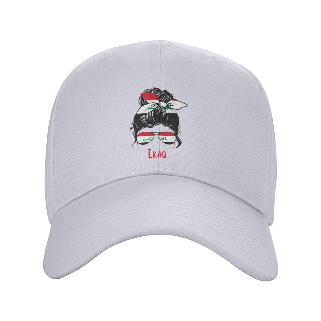 Unisex Women Iraq Flag Accessories Baseball Caps  Snapback Hat Casual Formal Wear Adjustable