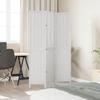 VidaXL Cloison de Séparation 3 Panneaux, Séparateur de Pièce, Écran d'Intimité, Paravent de Salon Chambre, Blanc Bois de 358718