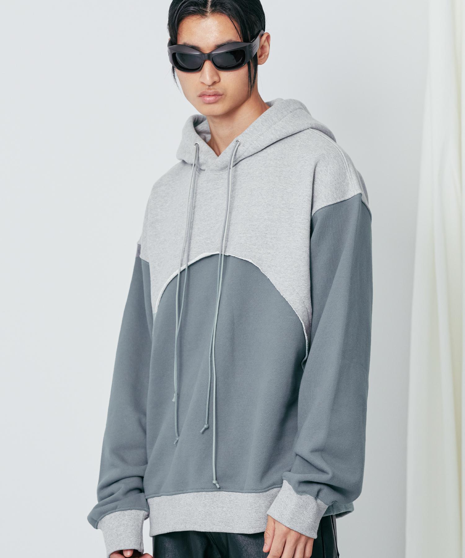 Ssy Arch Panel Hoodie Gray Grey/L