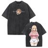Gothic My Dress-Up Darling T-Shirt Niedliches Anime Marin Gewaschenes T-Shirt Sommer Kurzarm Reine Baumwolle T-Shirts Kleidung Herren Bekleidung