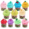 60ml Cross-border Peach Bubblegum Cotton Clay Puff Slime