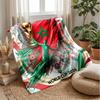 Morocco Football Printed Flannel Blanket Skin Friendly Warm Decorative Throw for Indoor Couch Bed Daily Use