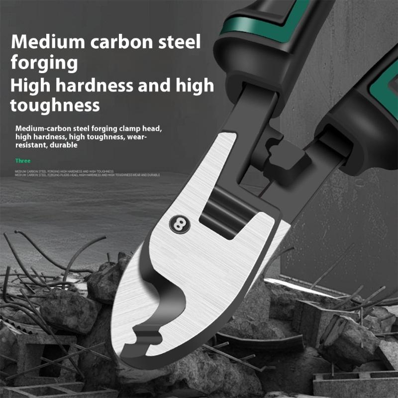 Industrial Wire Stripping Tool Multipurpose Cable Shear Metal Plastic Design Comfort Handle Electrical Maintenance Essential