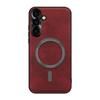 For Samsung Galaxy A57 A56 A55 A54 A53 A52 A37 A36 A35 A34 A25 A16 A15 High End Leather Metal Magnetic Ring Phone Case